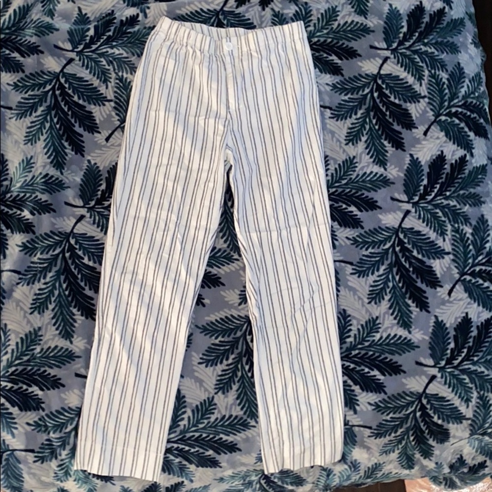 striped pants